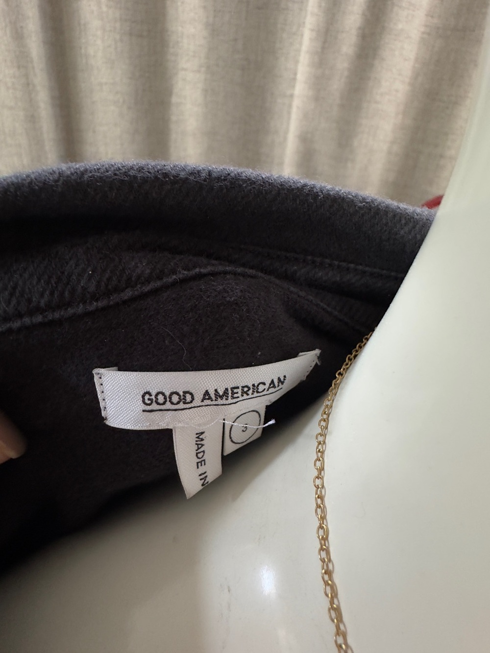 Good American Black Short-Sleeve Tie-Waist Jumpsuit - Picture 6 of 14